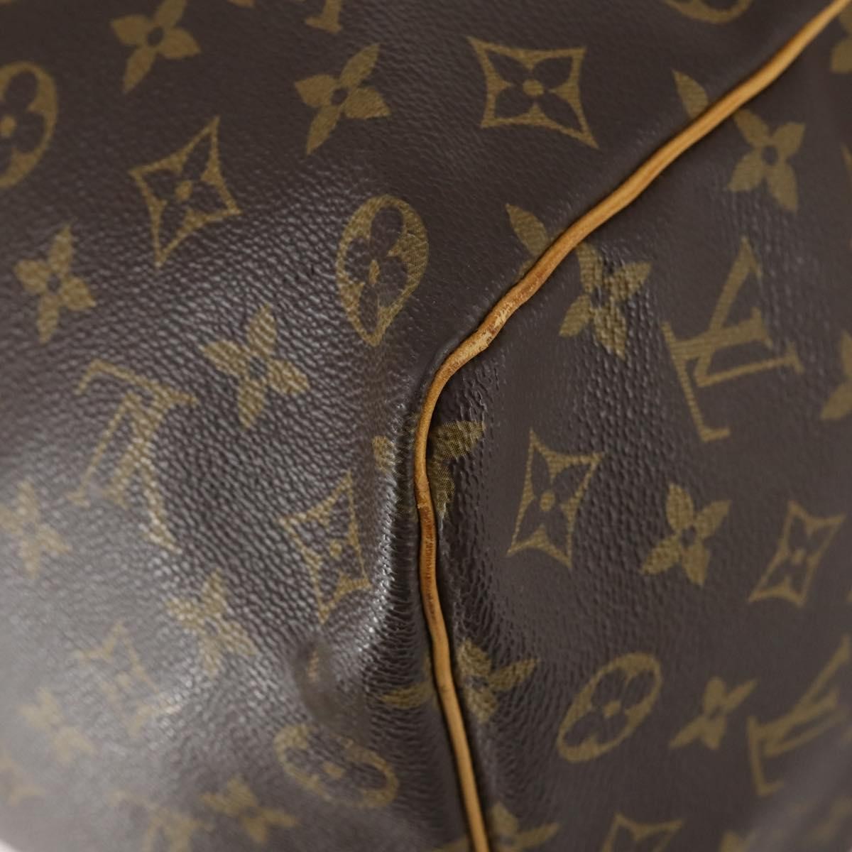 Louis Vuitton Keepall Bag Monogram Canvas Brown Canvas Travel Bag