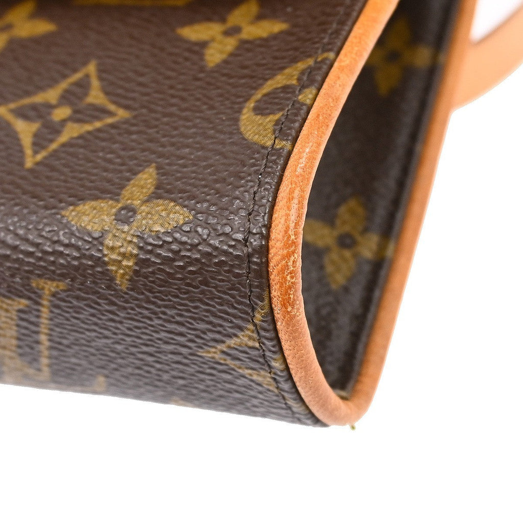 Louis Vuitton Florentine Waist Bag Monogram Canvas Brown Canvas Clutche & Pouche Bag