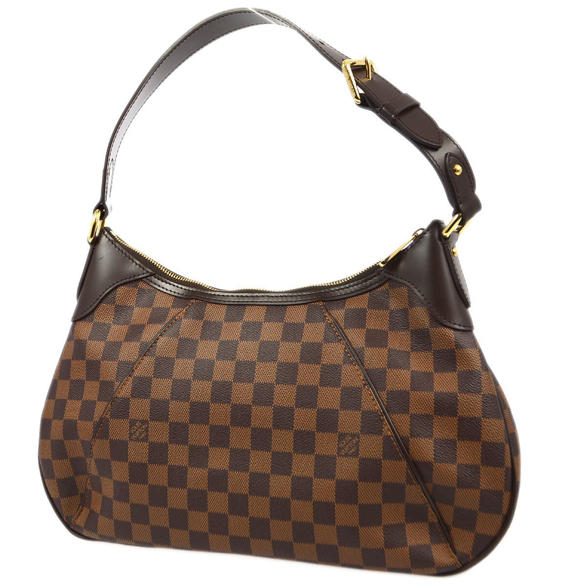 Louis Vuitton Thames Handbag Damier Brown Canvas Shoulder Bag