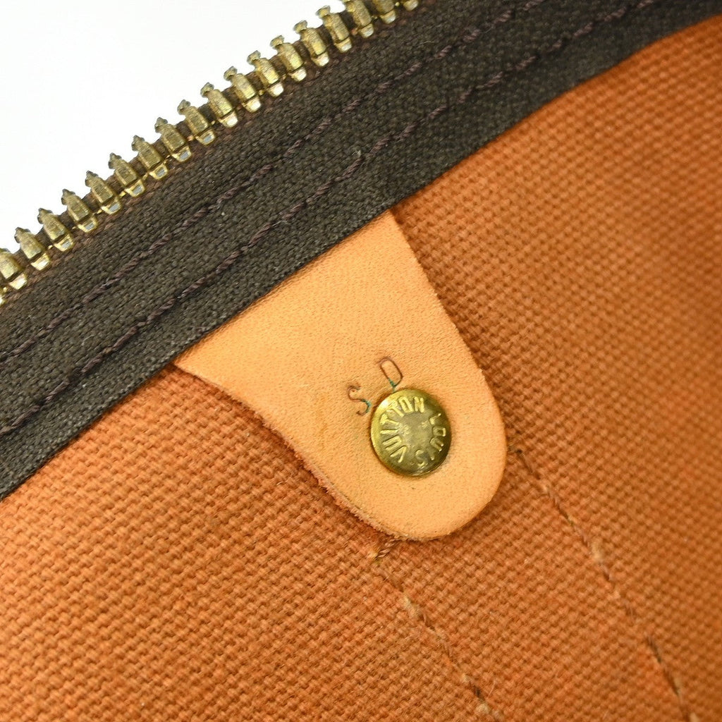 Louis Vuitton Keepall Bag Monogram Canvas Brown Canvas Travel Bag