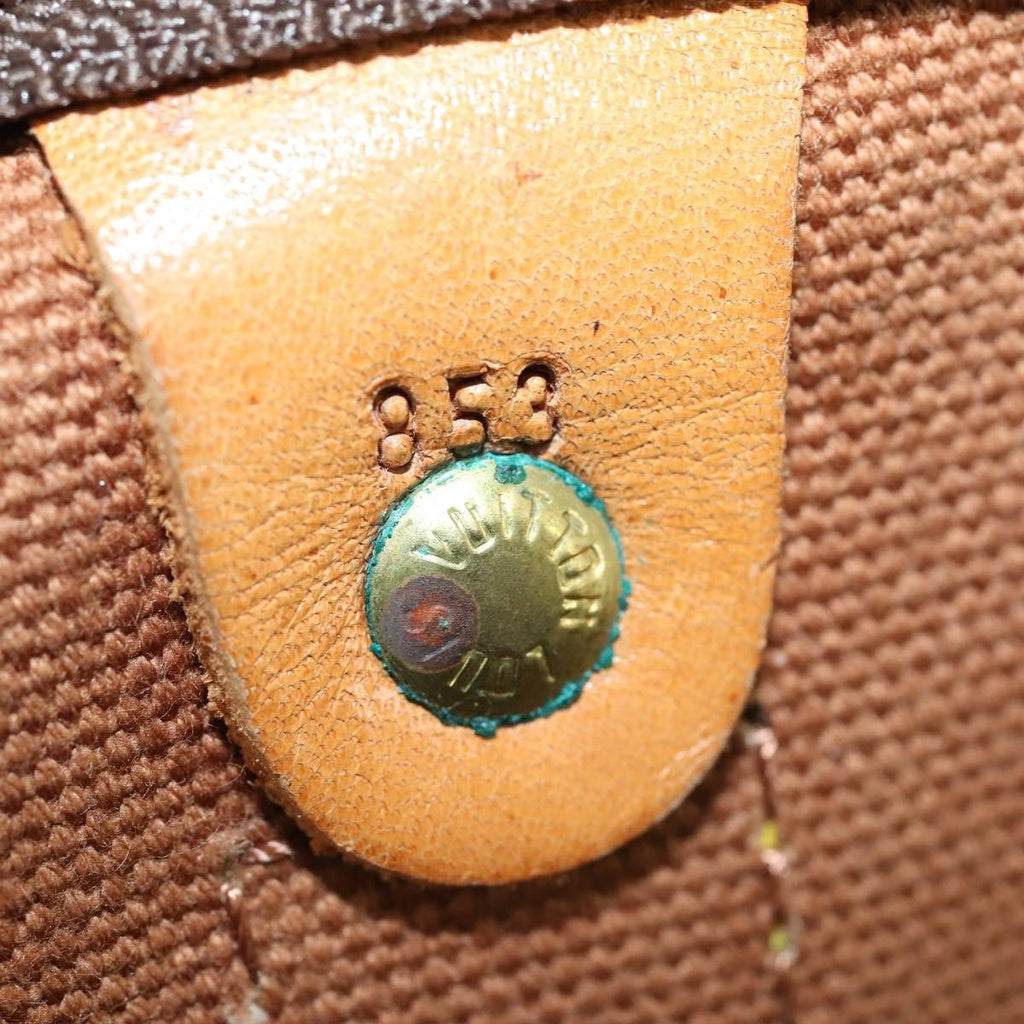 Louis Vuitton Keepall Bag Monogram Canvas Brown Canvas Travel Bag