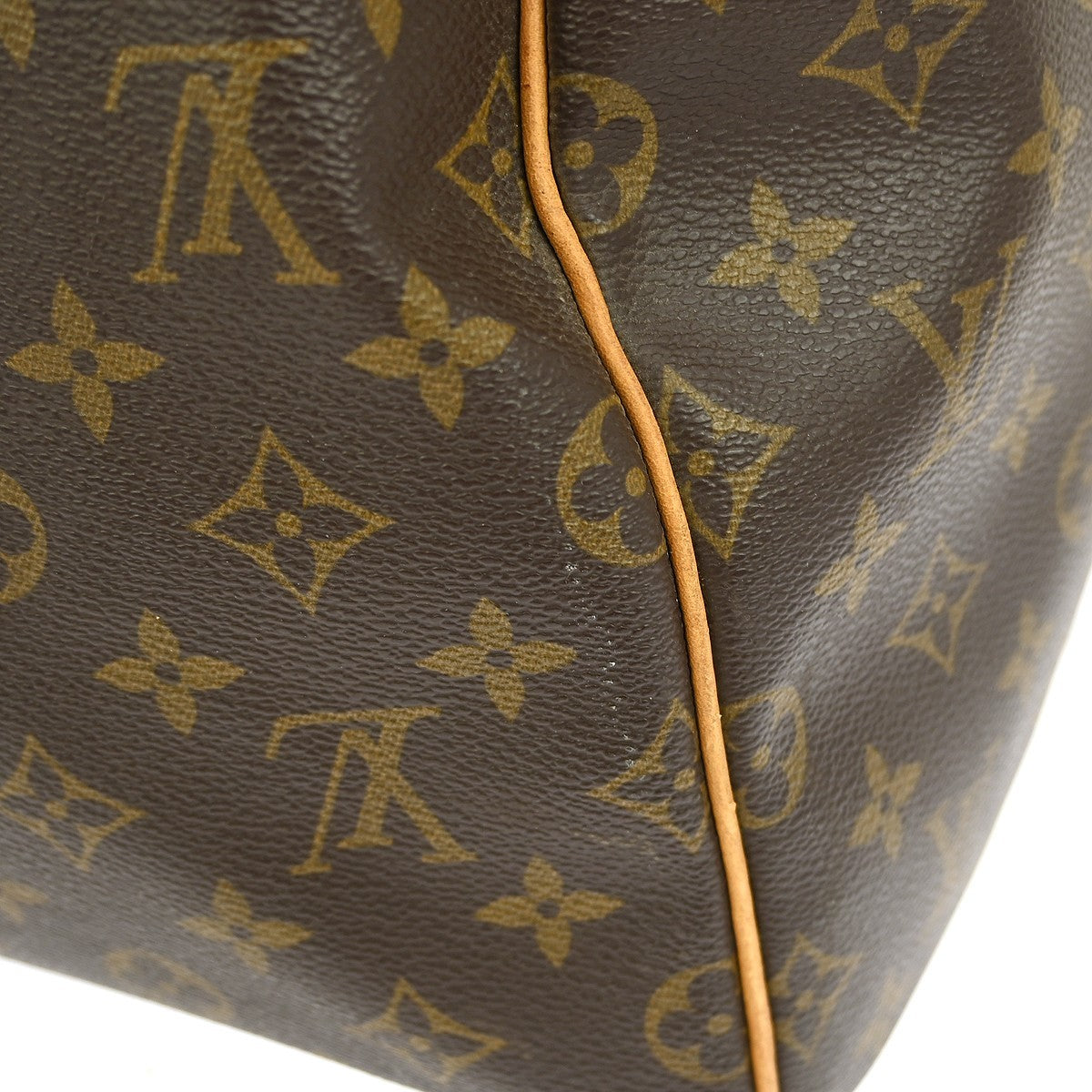 Louis Vuitton Keepall Bag Monogram Canvas Brown Canvas Travel Bag