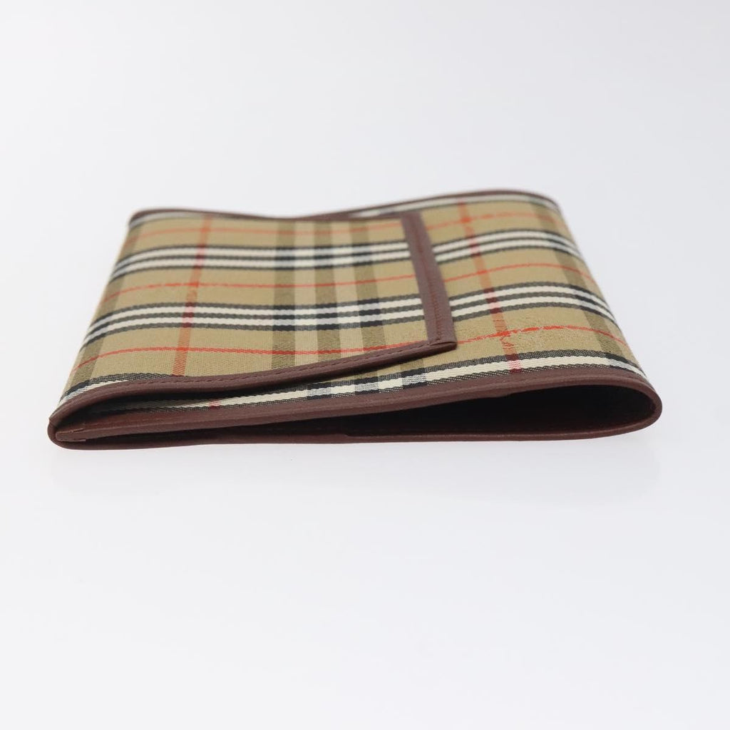 Burberry Nova Check Pochette Canvas Beige Canvas Clutche & Pouche Bag