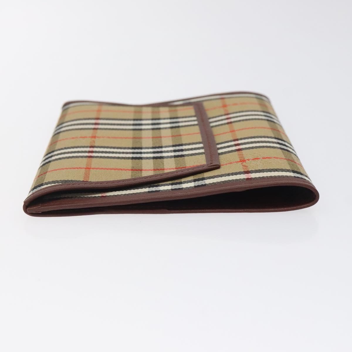 Burberry Nova Check Pochette Canvas Beige Canvas Clutche & Pouche Bag