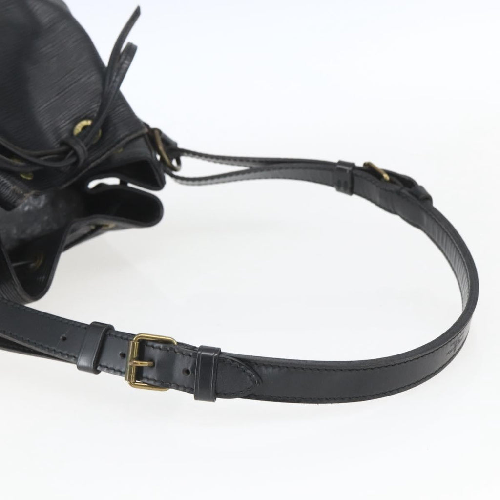 Louis Vuitton Petit Noe Handbag Epi Leather Black Leather Shoulder Bag