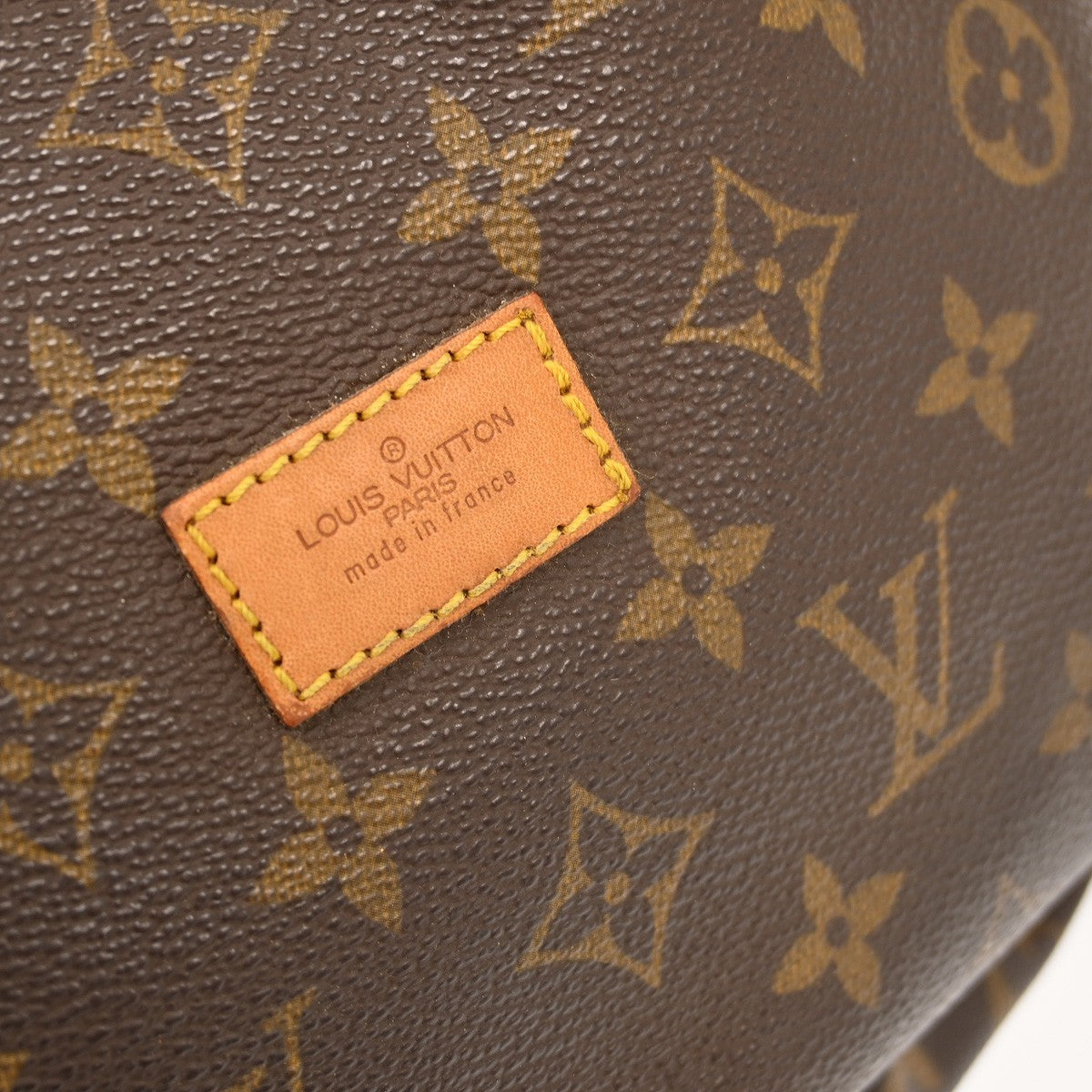 Louis Vuitton Saumur Handbag Monogram Canvas Brown Canvas Shoulder Bag