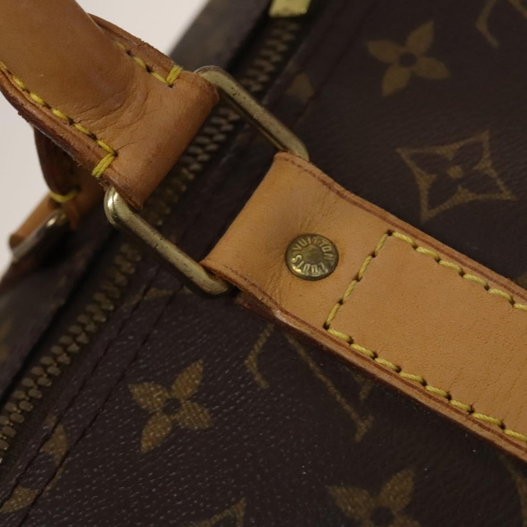 Louis Vuitton Keepall Bag Monogram Canvas Brown Canvas Travel Bag
