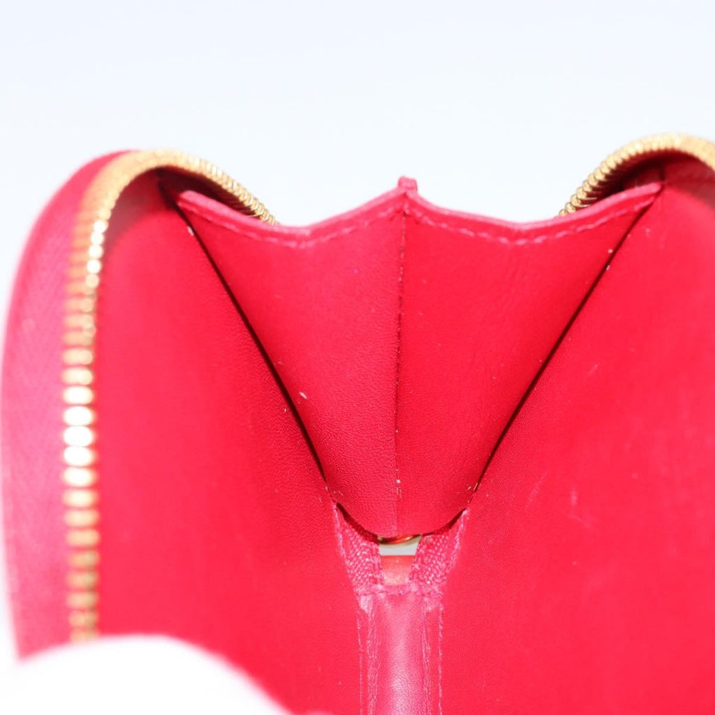 Louis Vuitton Boite Chapeau Coin Purse Patent Leather Red Patent_Leather Wallets Accessory