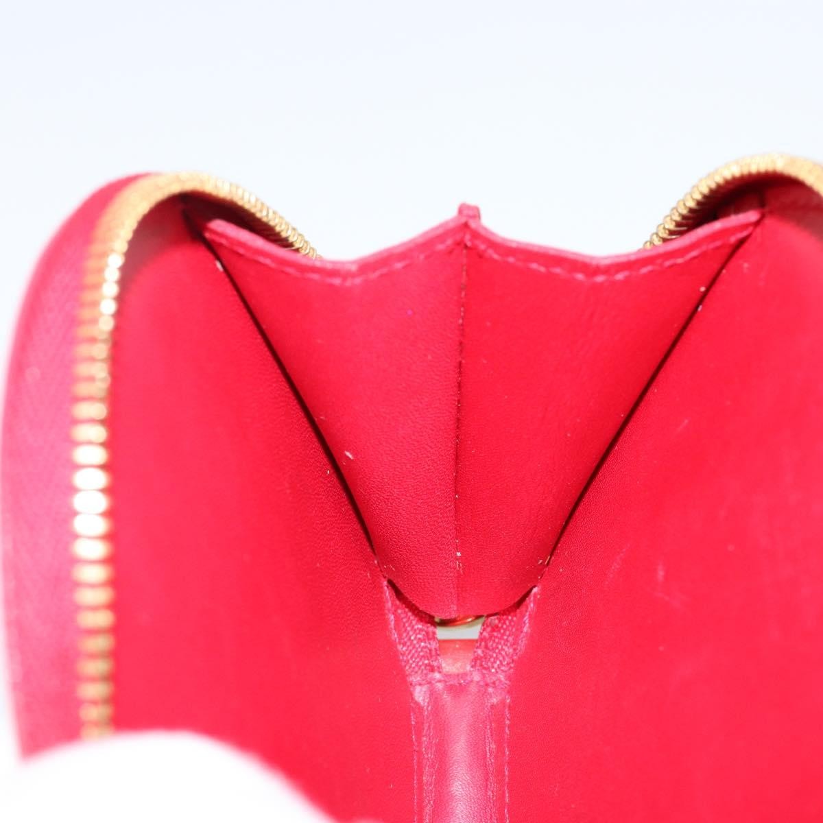Louis Vuitton Boite Chapeau Coin Purse Patent Leather Red Patent_Leather Wallets Accessory