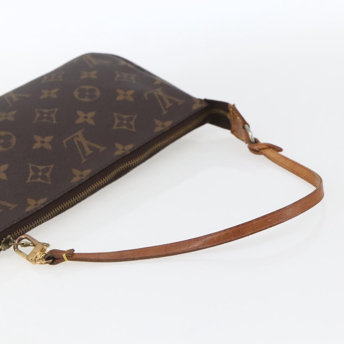 Louis Vuitton Pochette Accessoires Nm Monogram Canvas Brown Canvas Clutche & Pouche Bag