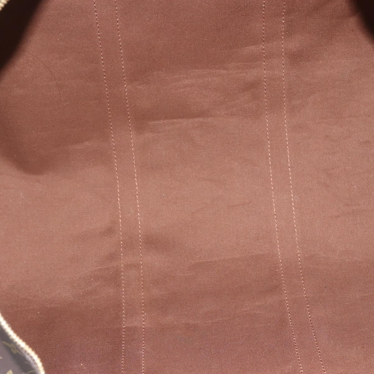 Louis Vuitton Keepall Bag Monogram Canvas Brown Canvas Travel Bag