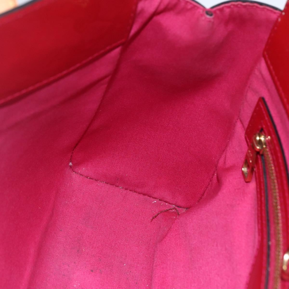 Louis Vuitton Catalina Handbag Monogram Vernis Pink Patent_Leather Handbag