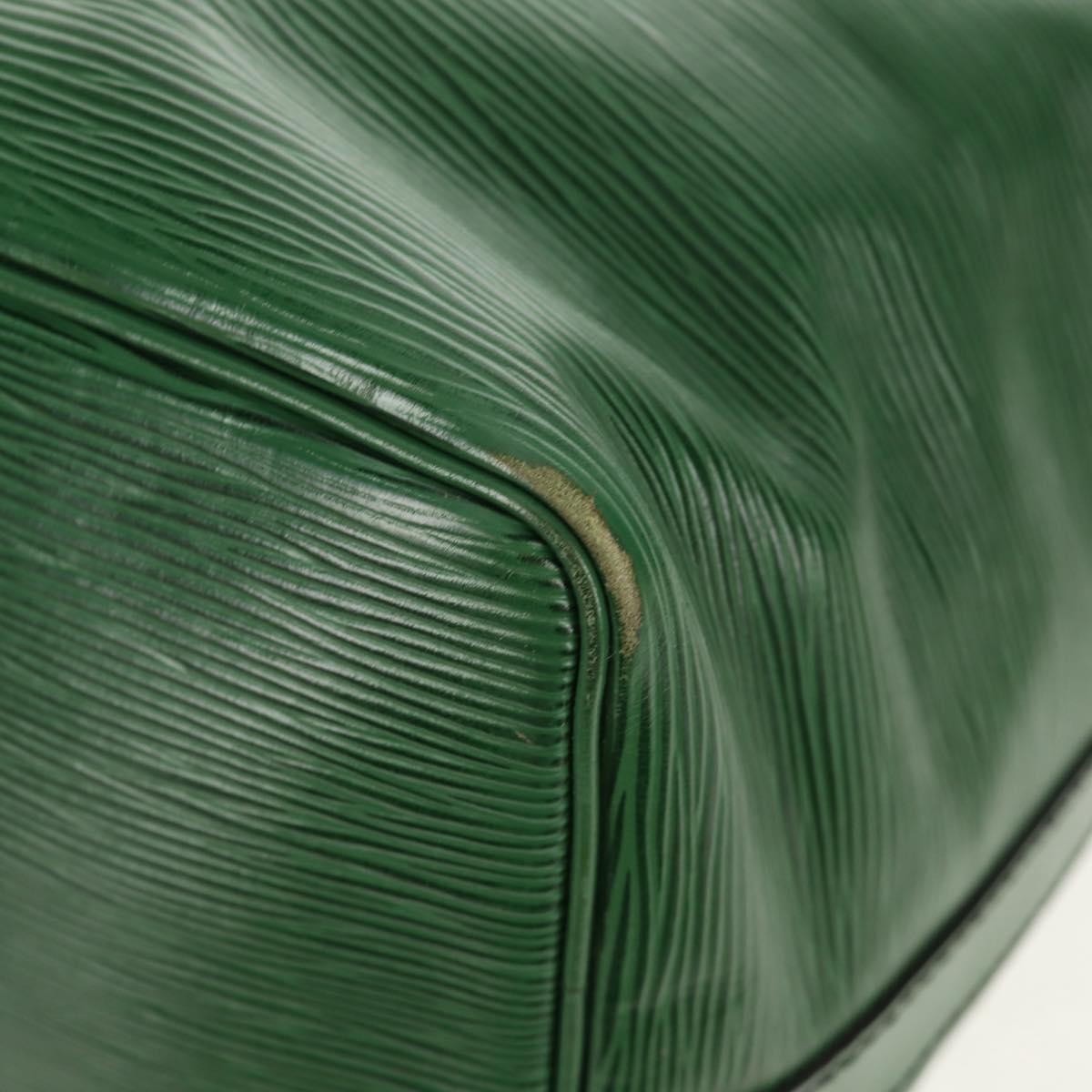 Louis Vuitton Petit Noe Handbag Epi Leather Green Leather Shoulder Bag