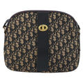 Christian Dior Trotter Shoulder Bag Canvas Navy Canvas Shoulder Bag Bag (Pre-Owned)