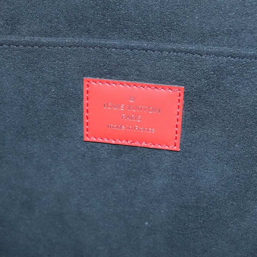 Louis Vuitton Pochette Jour Limited Edition Supreme Epi Leather Red Leather Clutche & Pouche Bag
