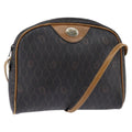 Christian Dior Vintage Honeycomb Shoulder Bag Canvas Black Canvas Bag (Pre-Owned)