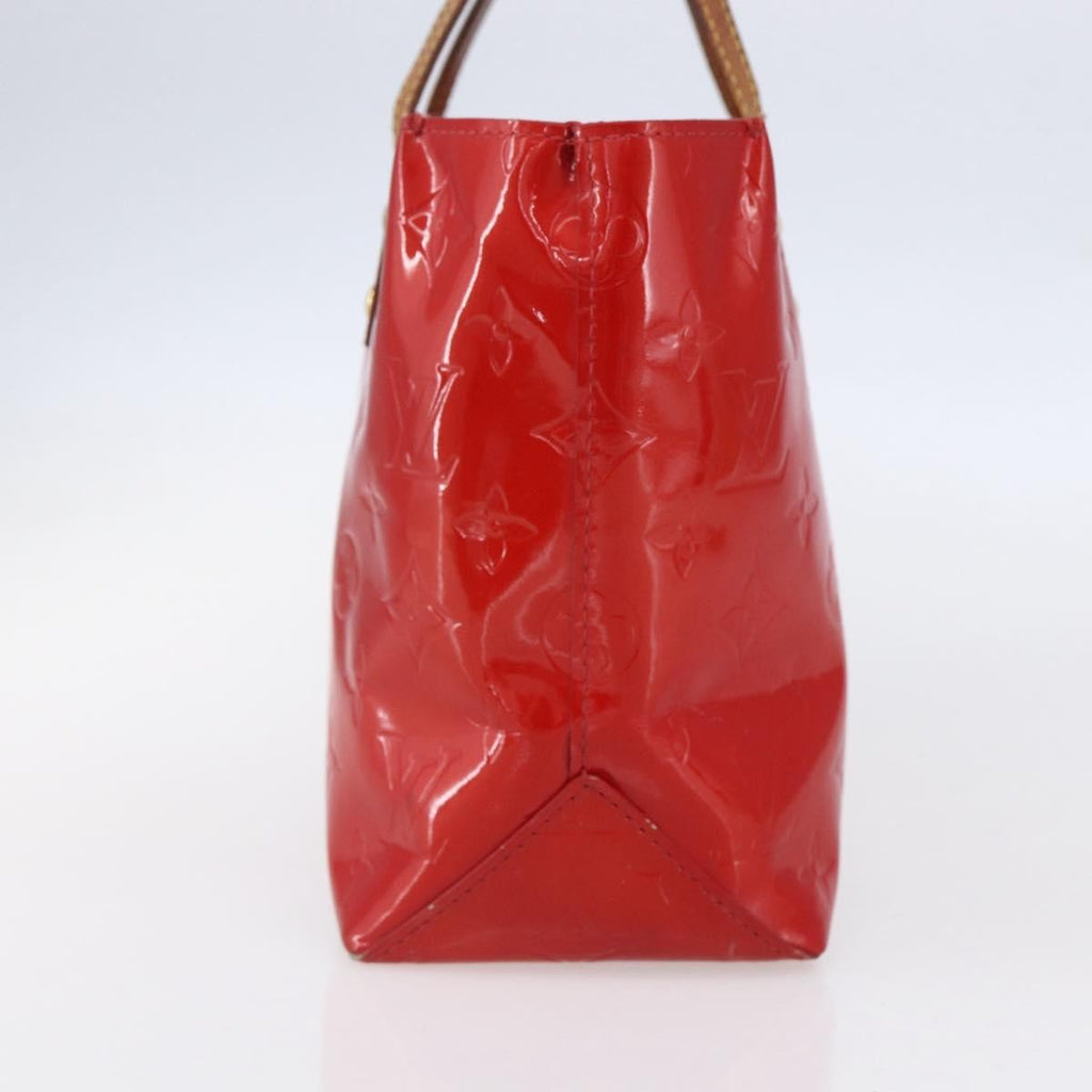 Louis Vuitton Reade Handbag Monogram Vernis Red Patent_Leather Handbag