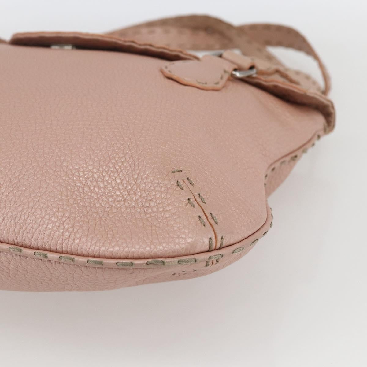 Fendi Selleria Tote Leather Pink Leather Tote Bag Bag