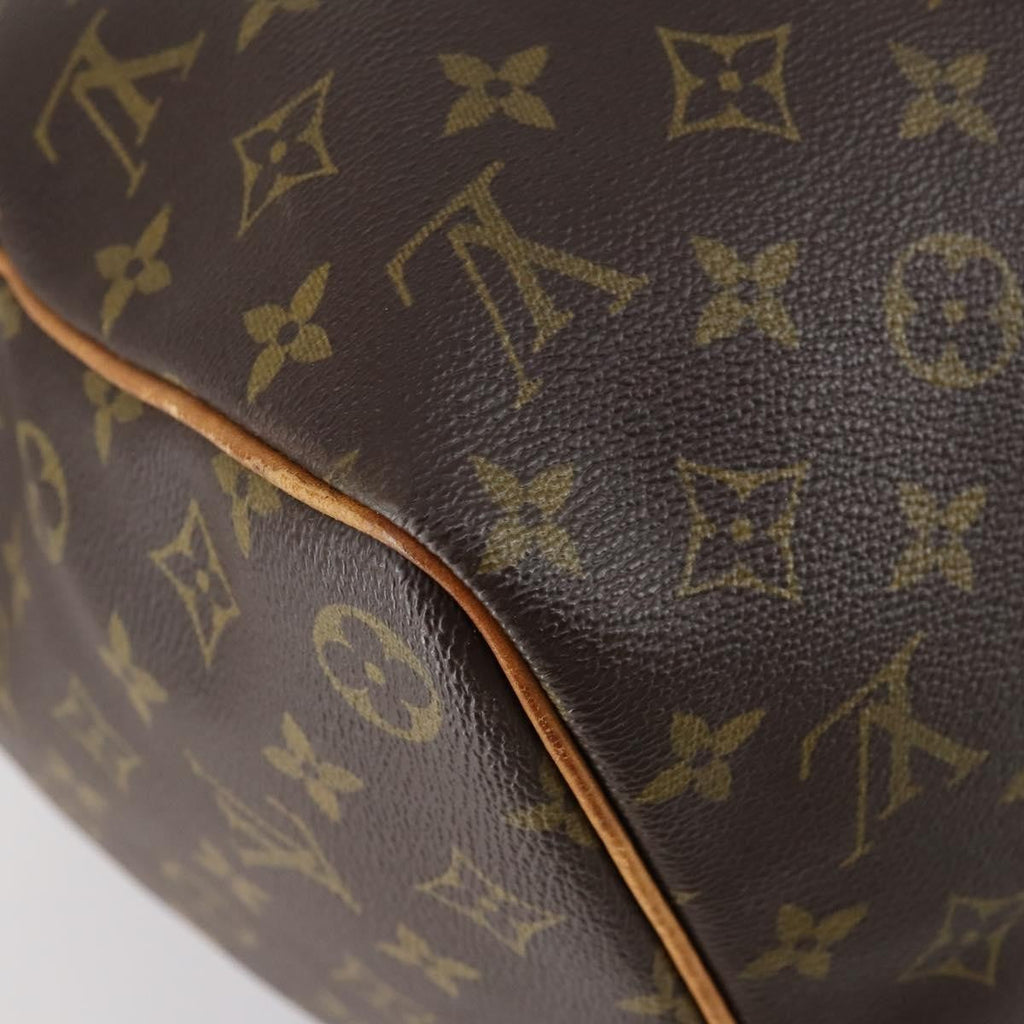 Louis Vuitton Keepall Bag Monogram Canvas Brown Canvas Travel Bag
