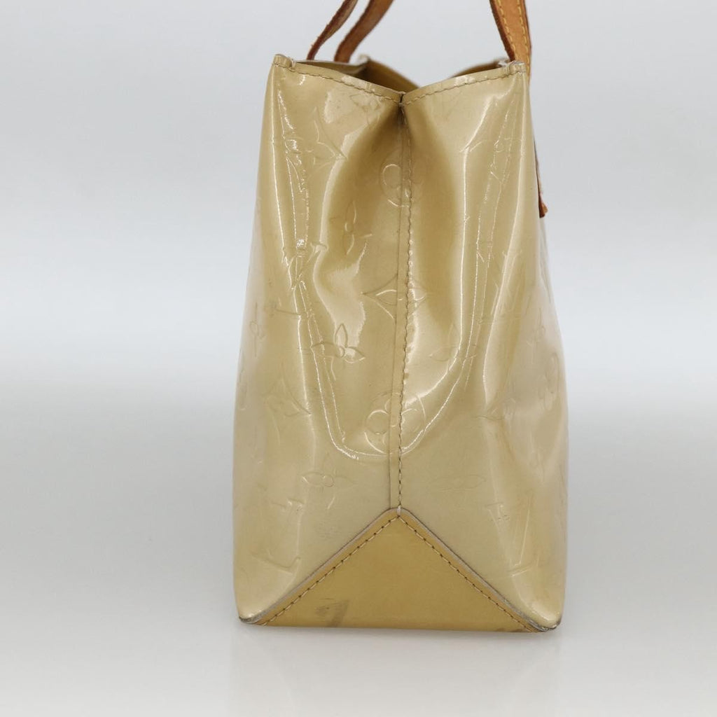Louis Vuitton Reade Handbag Monogram Vernis Beige Patent_Leather Handbag