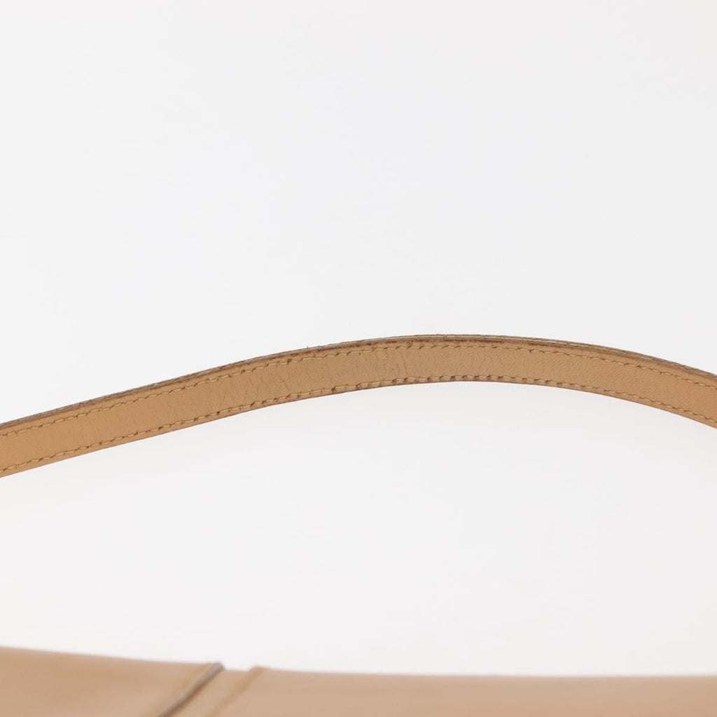 Burberry Shoulder Bag Leather Beige Leather Shoulder Bag
