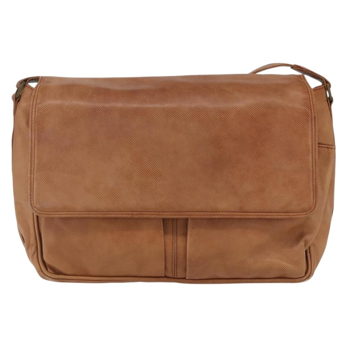 Bottega Veneta Vintage Shoulder Bag Leather Brown Leather Shoulder Bag Bag