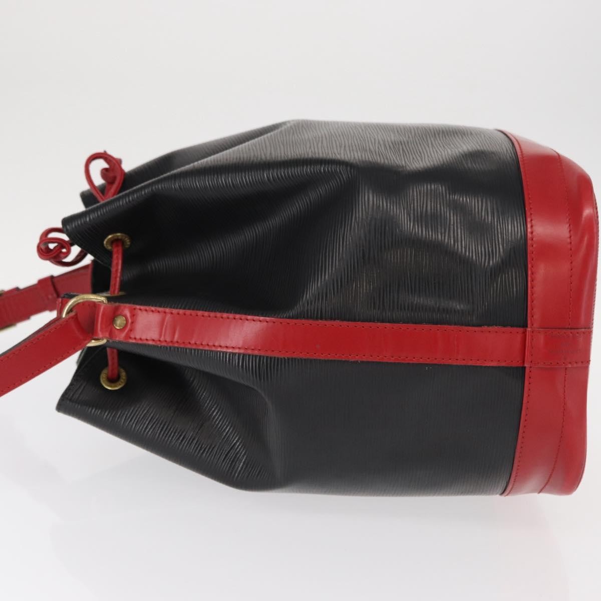 Louis Vuitton Bicolor Noe Handbag Epi Leather Black Leather Shoulder Bag