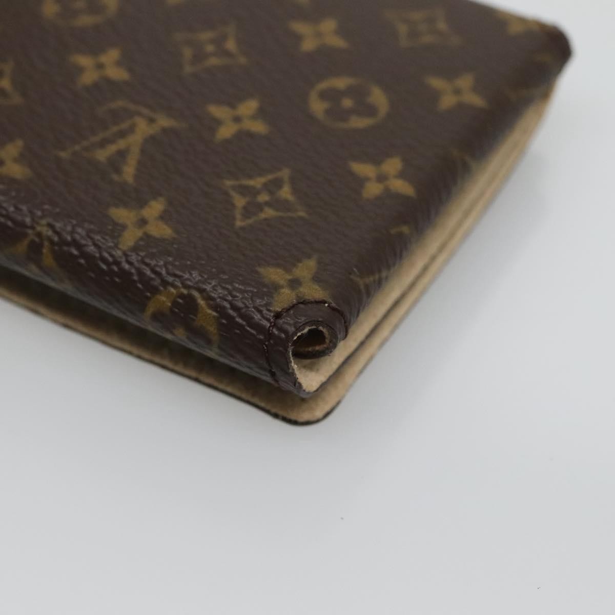 Louis Vuitton Case Jewelry Box Canvas Brown Canvas Wallets Accessory