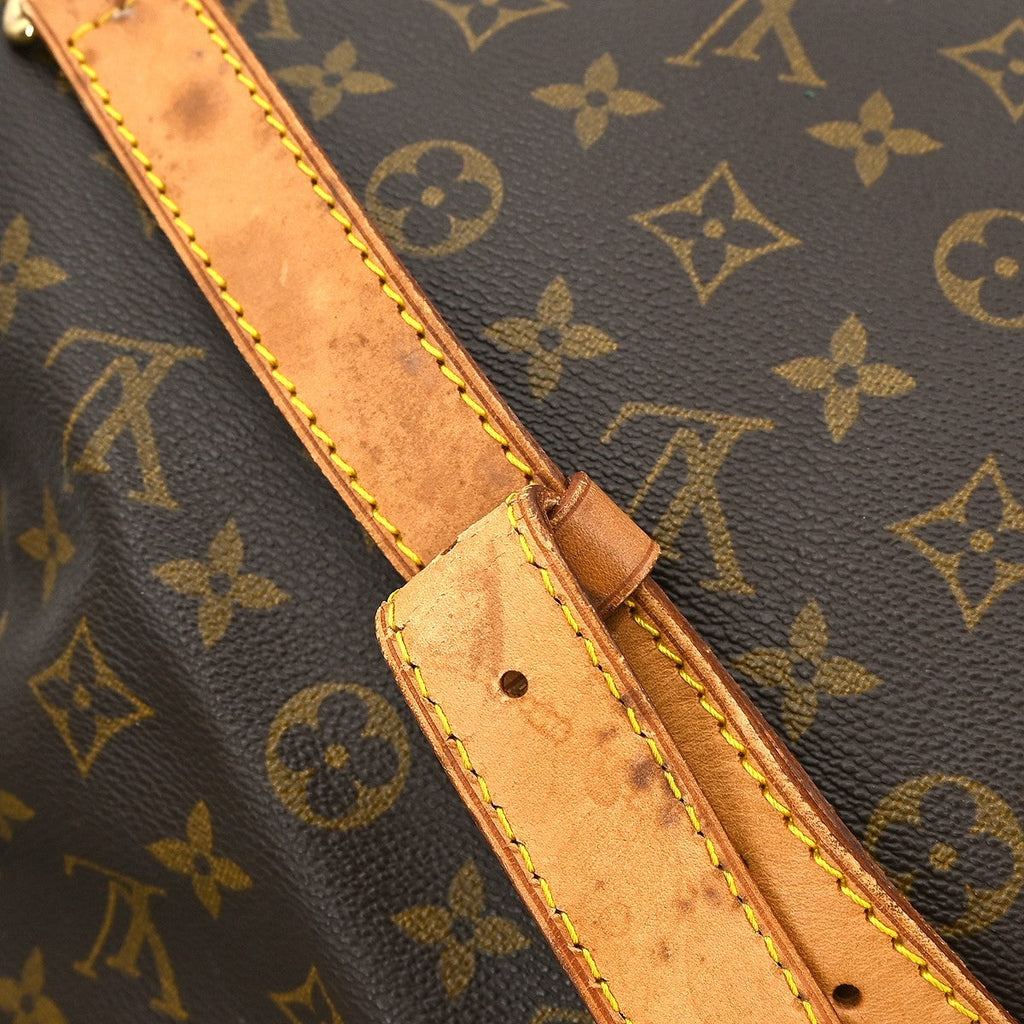 Louis Vuitton Keepall Bandouliere Bag Monogram Canvas Brown Canvas Travel Bag