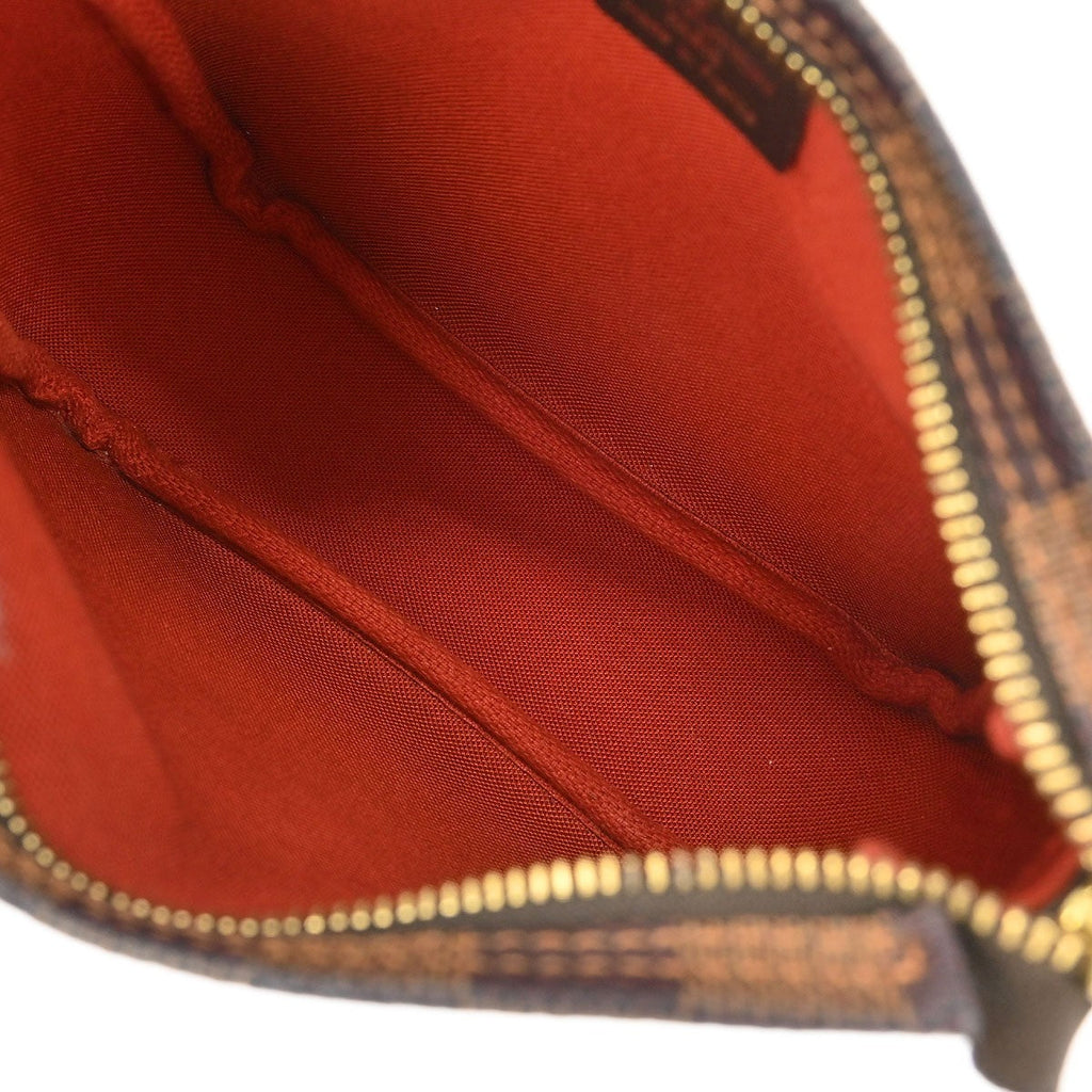 Louis Vuitton Trousse Make Up Bag Damier Canvas Brown Canvas Clutche & Pouche Bag