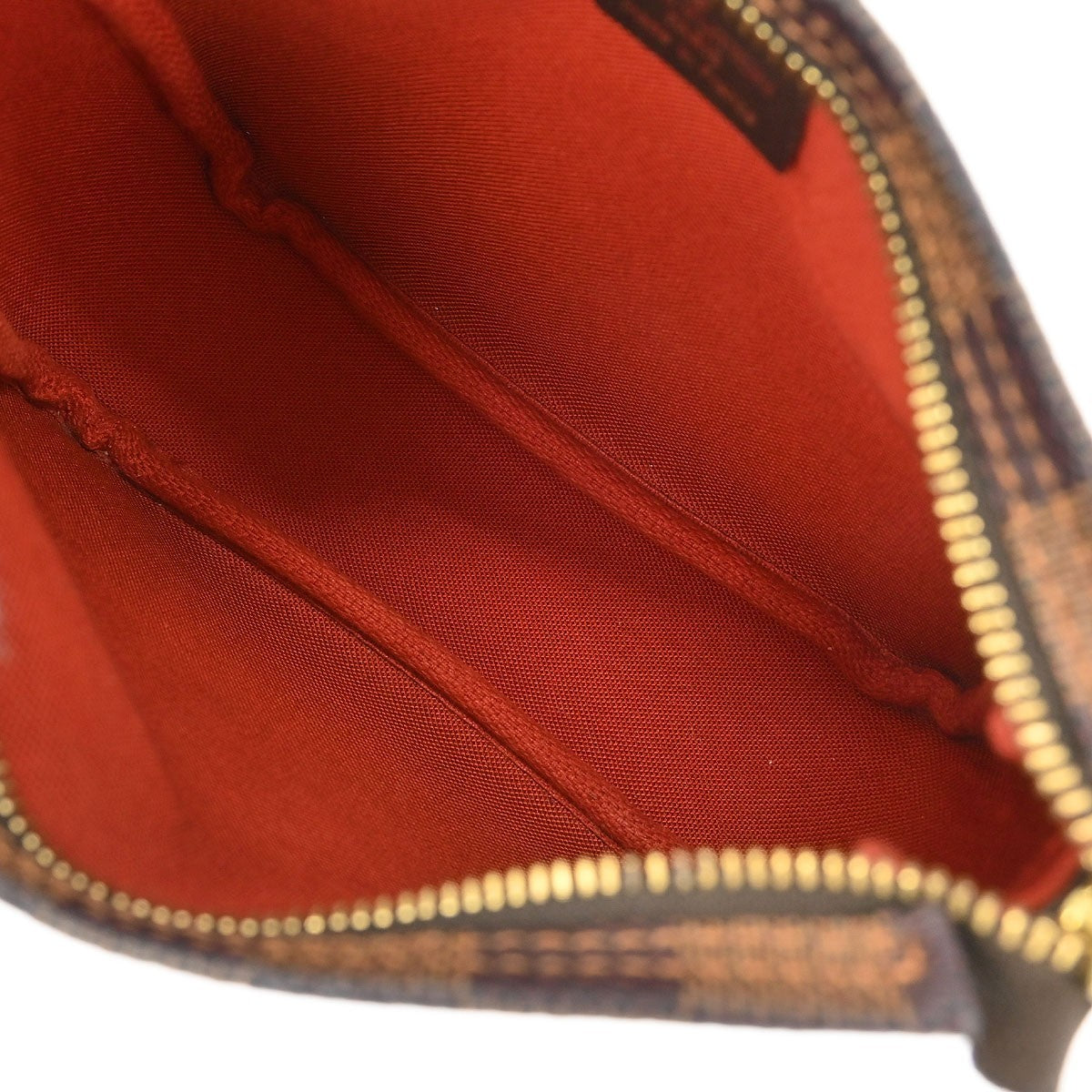 Louis Vuitton Trousse Make Up Bag Damier Canvas Brown Canvas Clutche & Pouche Bag