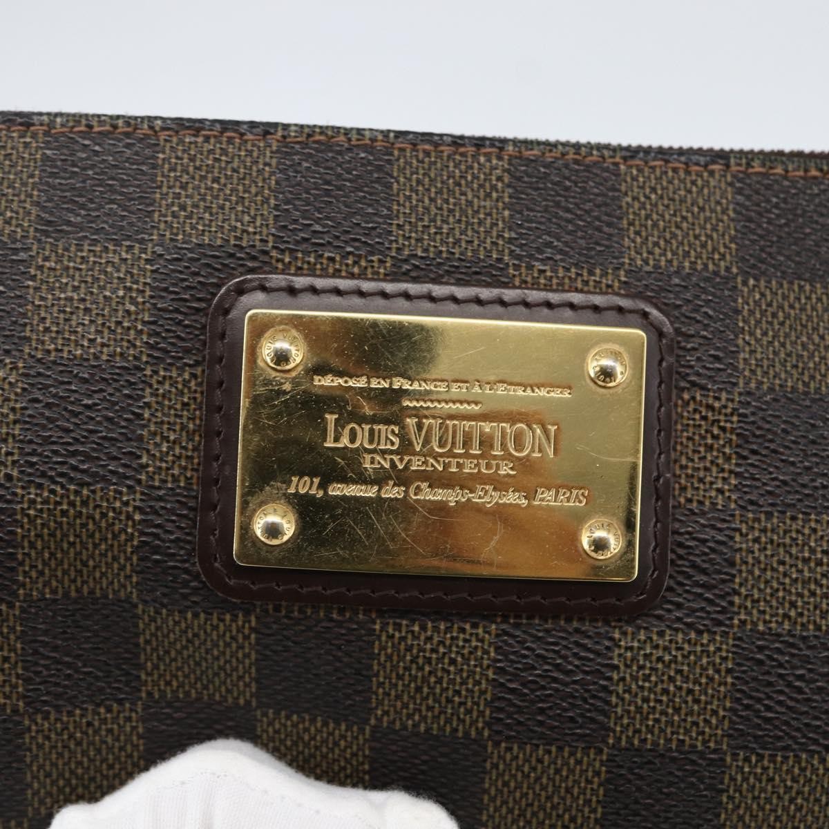Louis Vuitton Sophie Handbag Damier Brown Canvas Clutche & Pouche Bag