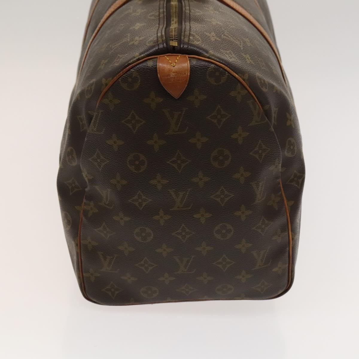 Louis Vuitton Keepall Bag Monogram Canvas Brown Canvas Travel Bag