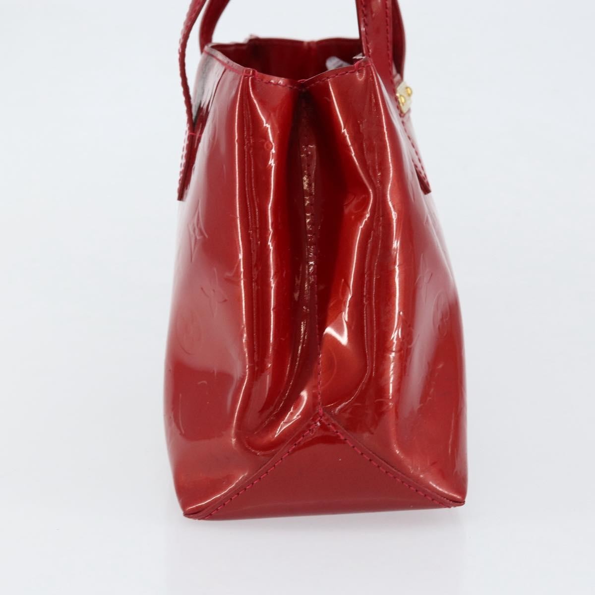 Louis Vuitton Wilshire Handbag Monogram Vernis Red Patent_Leather Handbag