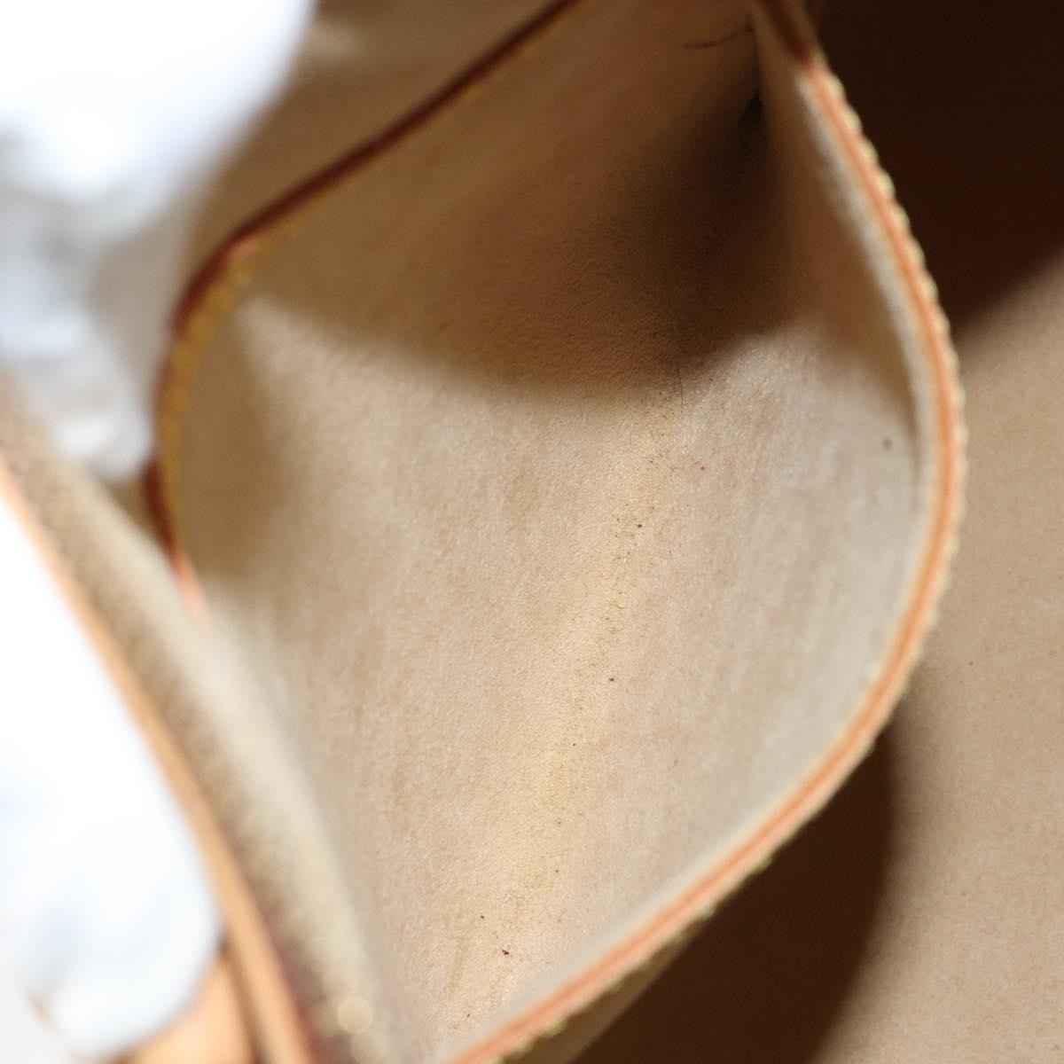 Louis Vuitton Alma Handbag Nomade Leather Beige Leather Handbag