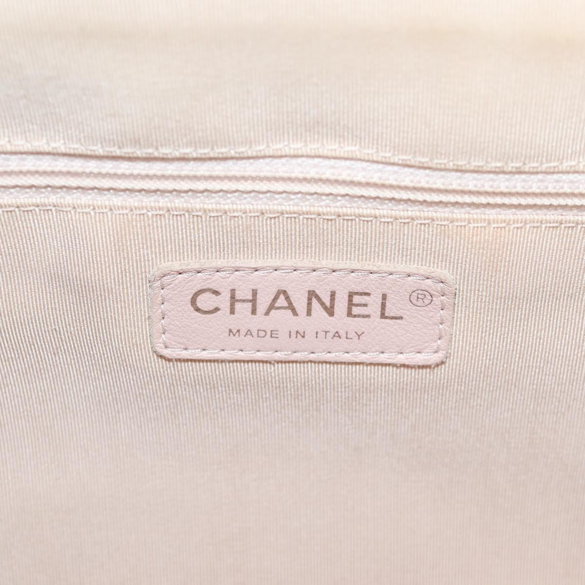 Chanel La Pausa Bay Camera Case Bag Printed Canvas Pink Canvas Bag