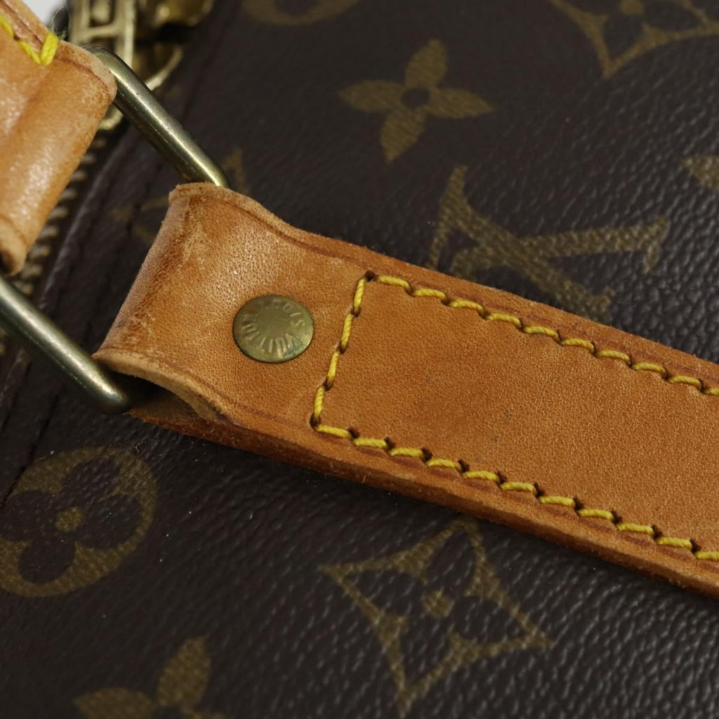 Louis Vuitton Keepall Bandouliere Bag Monogram Canvas Brown Canvas Travel Bag