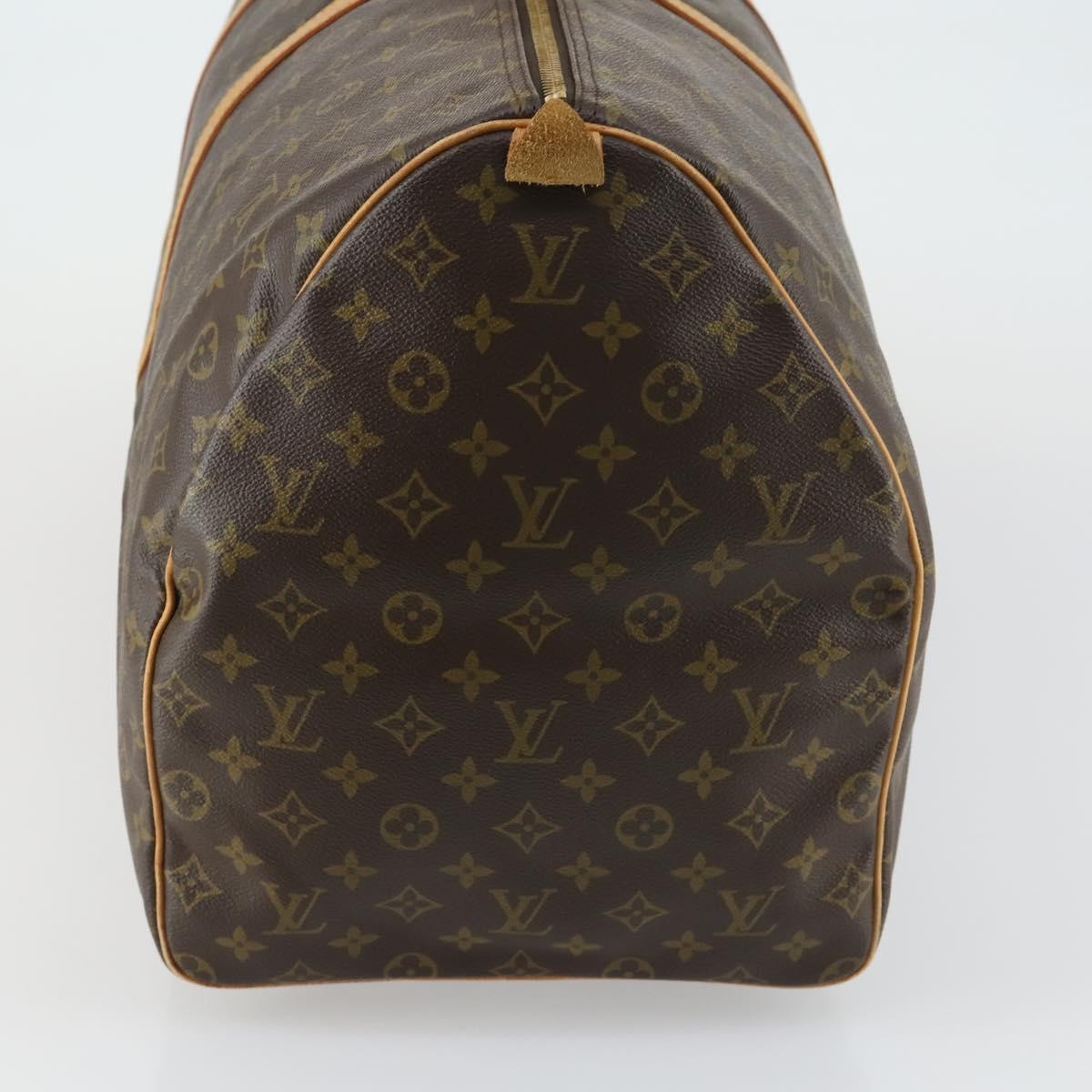 Louis Vuitton Keepall Bag Monogram Canvas Brown Canvas Travel Bag