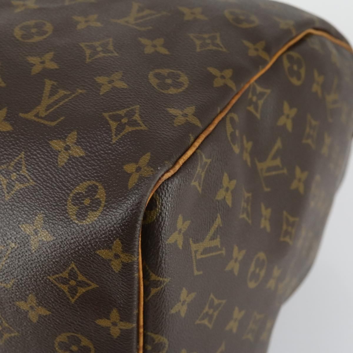 Louis Vuitton Keepall Bag Monogram Canvas Brown Canvas Travel Bag