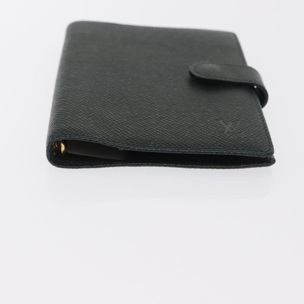 Louis Vuitton Agenda Cover Taiga Leather Green Leather Wallets Accessory