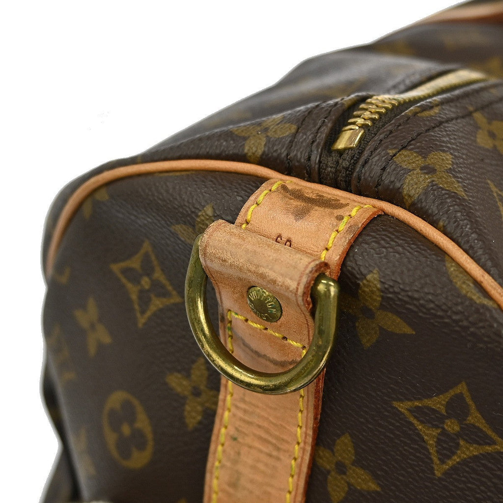 Louis Vuitton Keepall Bandouliere Bag Monogram Canvas Brown Canvas Travel Bag