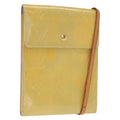 Louis Vuitton Mott Handbag Monogram Vernis Beige Patent_Leather Clutche & Pouche Bag