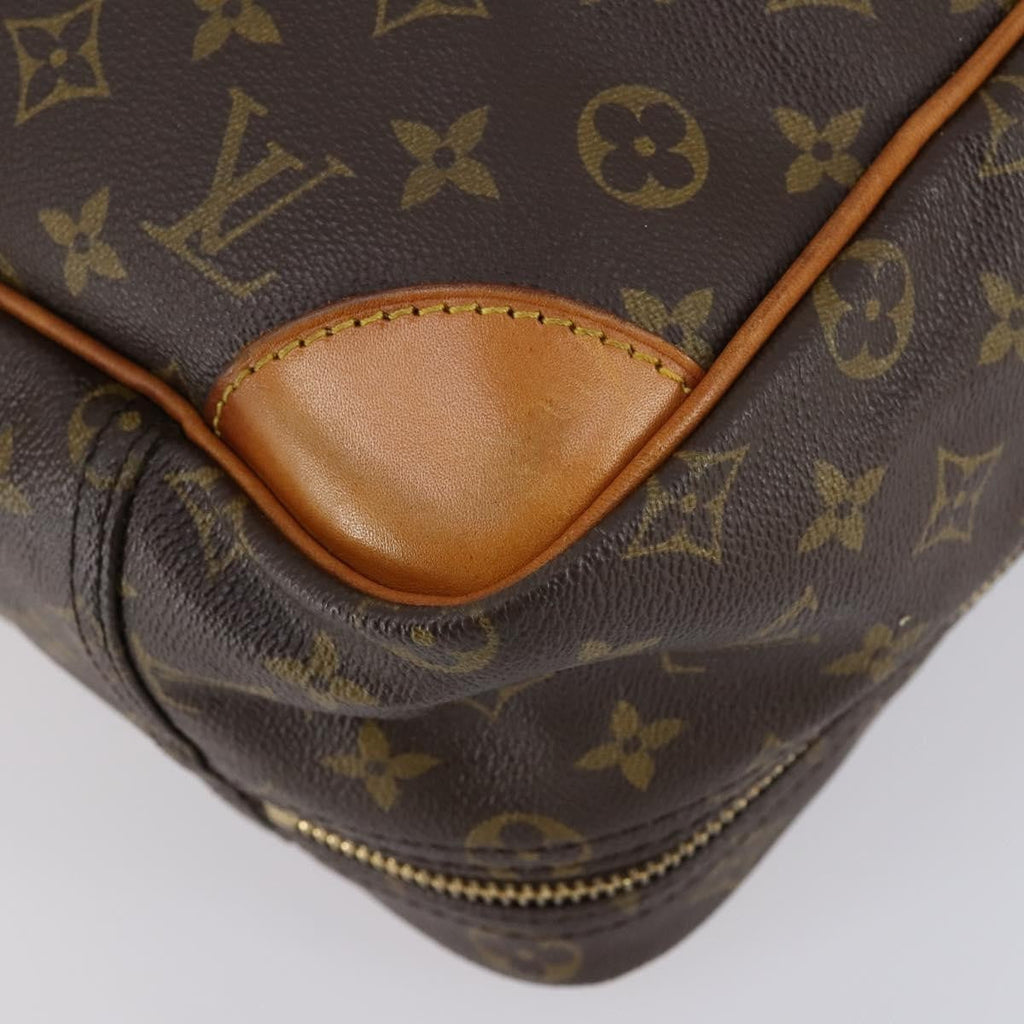 Louis Vuitton Sirius Handbag Monogram Canvas Brown Canvas Travel Bag