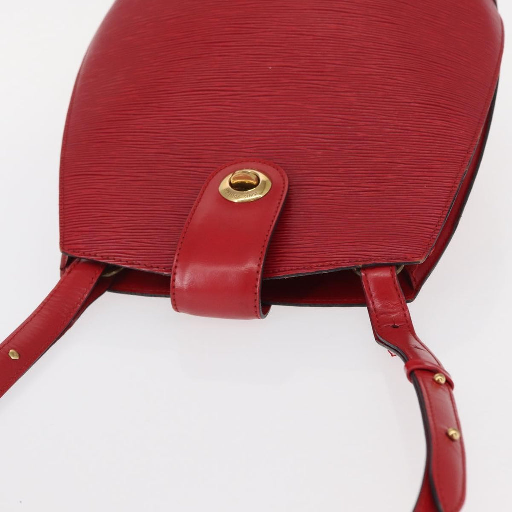 Louis Vuitton Cluny Shoulder Bag Epi Leather Red Leather Shoulder Bag