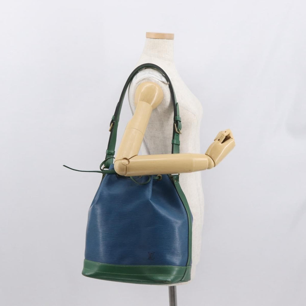 Louis Vuitton Bicolor Noe Handbag Epi Leather Blue Leather Shoulder Bag