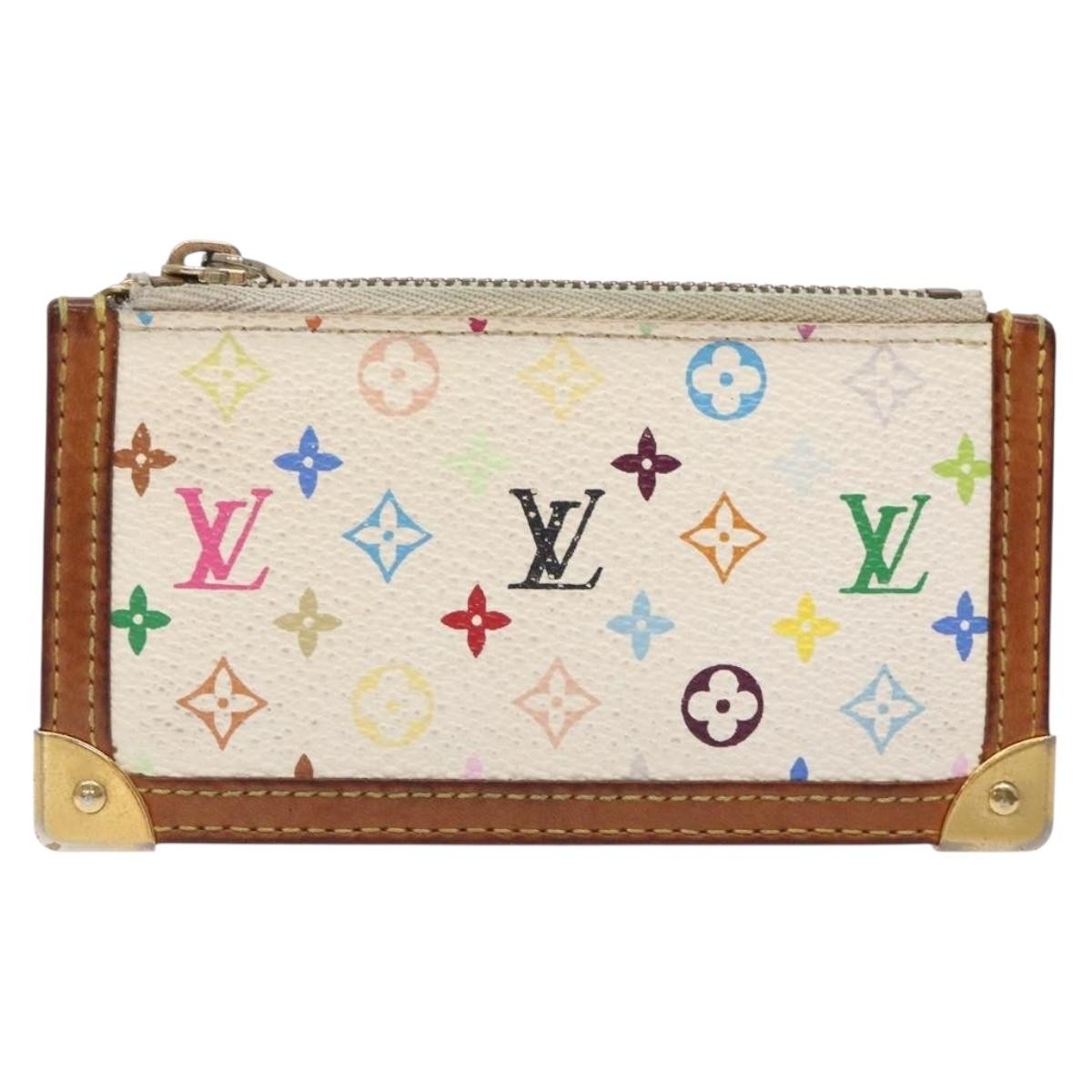 Louis Vuitton Pochette Clés Monogram Canvas Multicolour Canvas Wallets Accessory