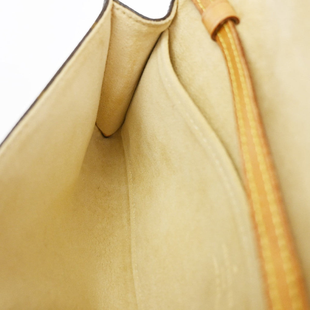 Louis Vuitton Twin Handbag Monogram Canvas Brown Canvas Clutche & Pouche Bag