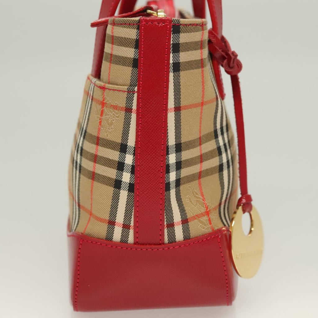 Burberry Nova Check Handbag Nova Check Canvas And Leather Beige Canvas Handbag