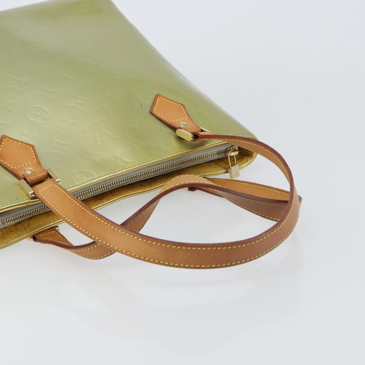 Louis Vuitton Houston Handbag Monogram Vernis Gray Patent_Leather Handbag