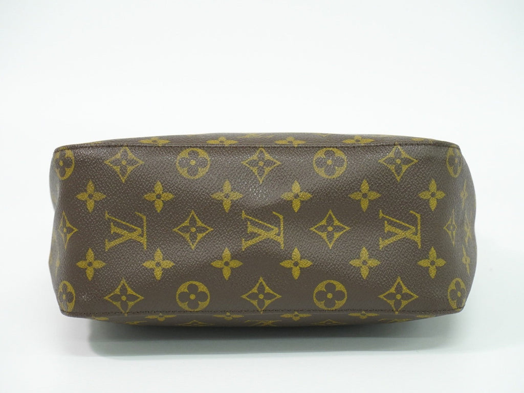 Louis Vuitton Monogram Looping Handbag Monogram Canvas Brown Canvas Shoulder Bag